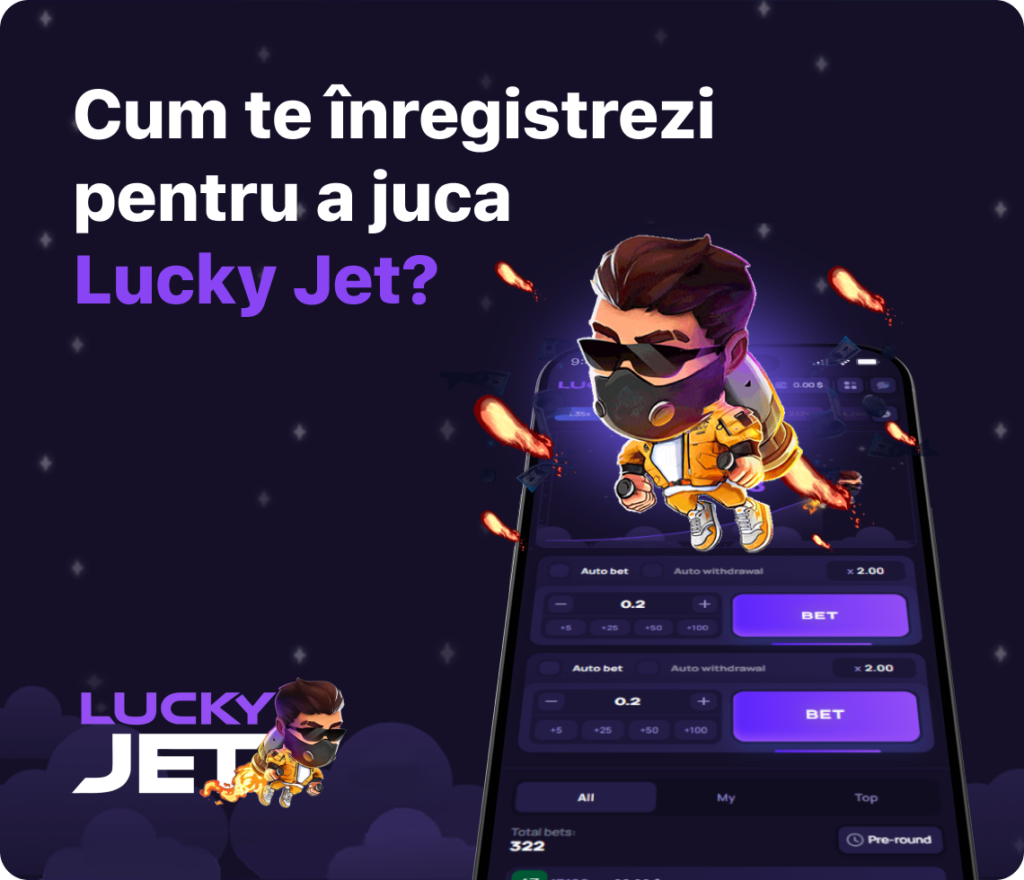 Cum te înregistrezi pentru a juca Lucky Jet?